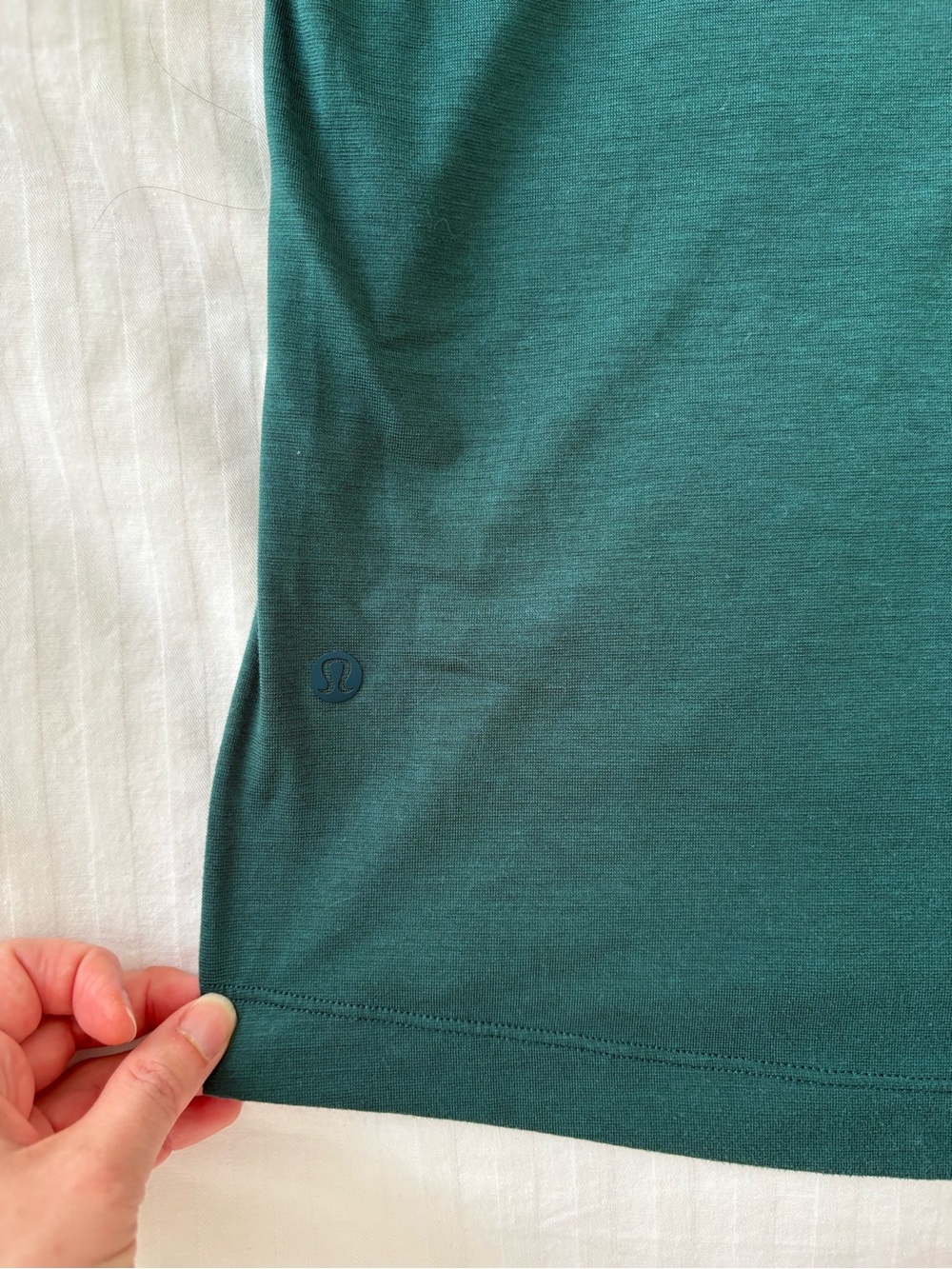 Lululemon Men’s Teal Polo Shirt - Performance Stretch EUC Sz Lg - Picture 10 of 10